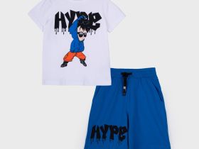 Комплект трикотажный для мальчиков: фуфайка (футболка), шорты