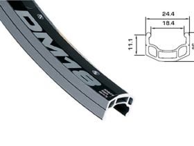 Обод Alex Rims DM18 27,5" (черный ниппель (спорт) 32 стенка двойная, без пистона 27.5")