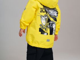 Куртка детская текстильная с полиуретановым покрытием для мальчиков (ветровка)