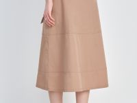 Юбка миди с поясом