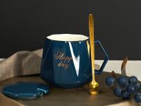 Кружка Happy day, синяя