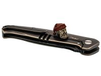 Бусина для темляка "Дед Мороз", латунь