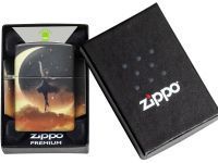 Зажигалка ZIPPO Mythological Design с покрытием Glow In The Dark Green, латунь/сталь, черная
