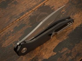 Складной нож CJRB Agave, сталь D2, рукоять G10, черный