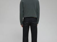 Утепленные джинсы straight fit мужские