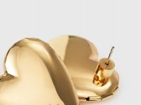 Серьги-локеты в форме сердца, 2 пары, Золотой