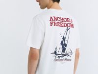 Футболка с принтом, Белый