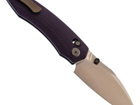Складной нож Tuotown Wiz, сталь T10S, рукоять Purple G10