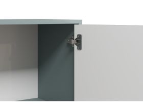 Стеллаж Моррис 80x205 Серо-зеленый