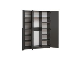 Распашной шкаф Кимбол 3-150x240 Черный