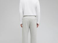 Трикотажные брюки прямого кроя