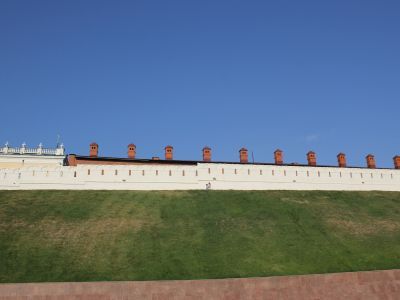 Прясло стены между Безымянной башней и Северо-западной башней