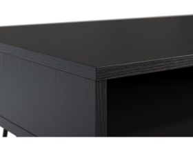 Письменный стол Крейн-2 120x50 Черный древесный