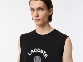 Мужская топ Lacoste из хлопка