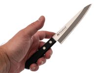 Кухонный нож универсальный Tojiro Fuji Cutlery FC-1620, сталь Mo-V, рукоять полипропилен, черный