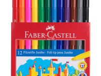 Набор фломастеров Faber-castell "Jumbo" 12 шт в картонной коробке