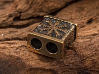 Бусина для темляка Шлем Ужаса, бронза