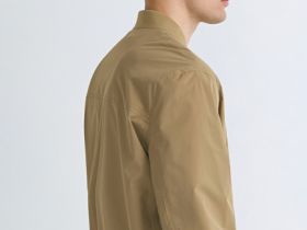 Бомбер на молнии, Бежевый