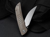 Нож складной Bestech Swift, сталь D2, рукоять микарта, бежевый