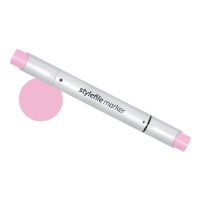Маркер двухсторонний на спиртовой основе Stylefile Brush №454 светло-вишневый