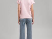 Футболка из хлопкового джерси свободного кроя