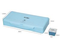 Набор гуаши HIMI 18 цветов, голубой