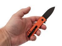 Складной нож Kizer Yorkie, сталь Nitro-V, рукоять G10, оранжевый