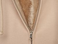 Толстовка на молнии для девочек, Бежевый