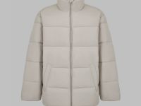 Утепленная куртка с воротником-стойкой