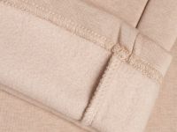 Широкие трикотажные брюки для девочек, Бежевый