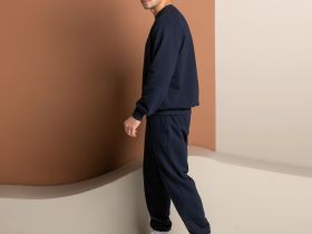 Брюки Massimo men, синие на резинке