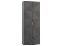 Распашной шкаф Шелтон 2-91x240 Графитовый