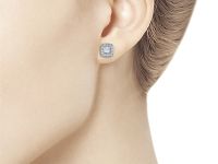 Пусеты из белого золота э4712пс07191330