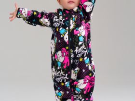 Комбинезон детский трикотажный для девочек