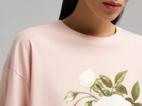 Свободная футболка из хлопкового джерси