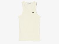 Женская облегающая хлопковая майка Lacoste