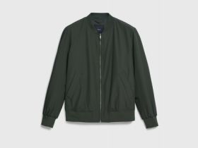 Утеплённый бомбер, Зеленый