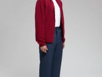 Утепленные брюки широкого кроя с утяжниками по низ