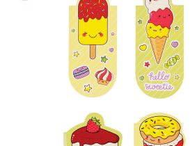 Закладки магнитные для книг MESHU "Lovely candy" 4 шт
