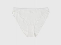 Базовые бесшовные трусы-брифы, Белый
