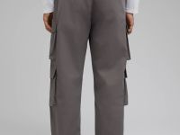 Брюки-карго с эластичным поясом