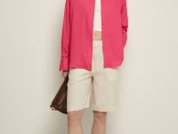 Базовая рубашка из льна и вискозы