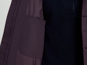 Полупальто утепленное с воротником-стойкой