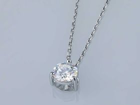 Классическая подвеска из белого золота э4712пд11231159_white