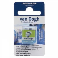 Акварель Talens "Van Gogh" в кювете Желто-зеленый устойчивый