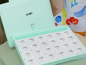 Набор гуаши HIMI 24 цвета, зеленый