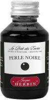Чернила в банке Herbin, 100 мл, Perle noire, Черный