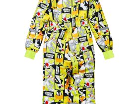 Комбинезон текстильный с полиуретановым покрытием для девочек