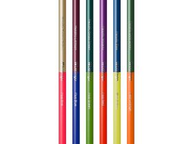 Набор карандашей цветные двусторонние металлик/неон Berlingo "SuperSoft. Metallic-Neon", 12 цв., 06