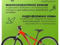 Подростковый велосипед Titan Racing Hades 24, год 2024, цвет Красный